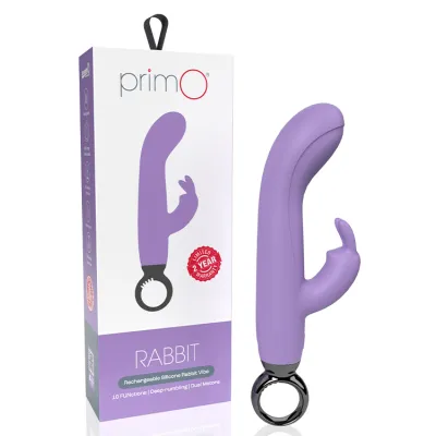 Screaming O Primo Rabbit Vibrator with Flicking Clitoral Teaser