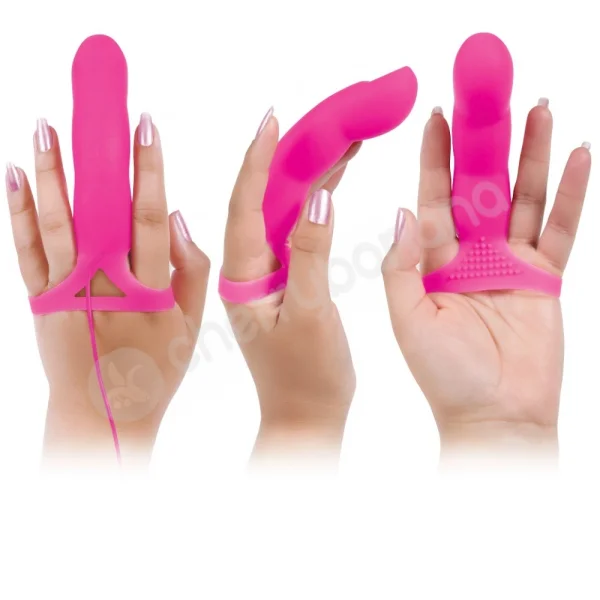 Adam & Eve Pink Silicone G-spot Touch Finger Vibrator