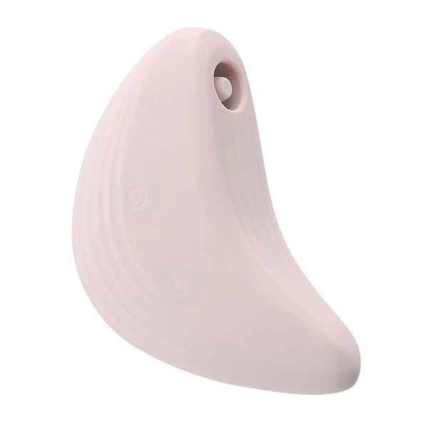 Playboy Pleasure Palm Rechargeable Silicone Tapping Clitoral Vibrator - Pink