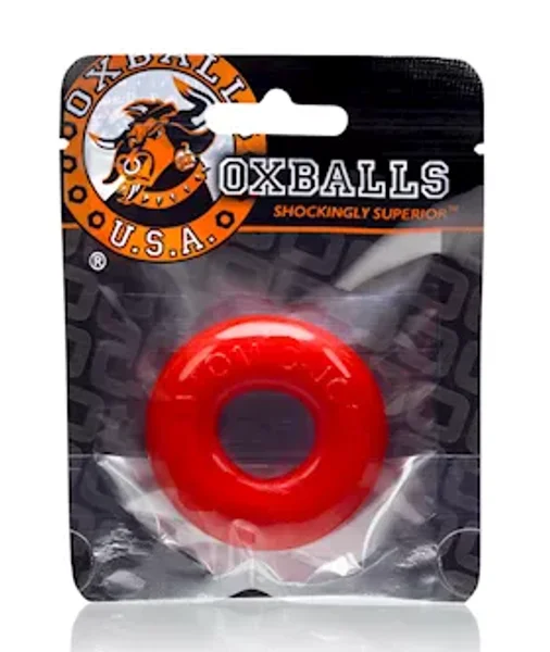 Do-nut 2 Large Cock Ring - Red - Large — image 4 of 4