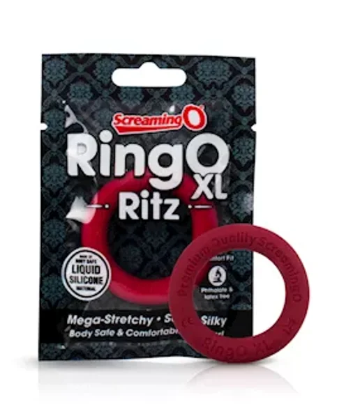 Ringo Ritz Xl Cock Ring - Red - Xl — image 11 of 12