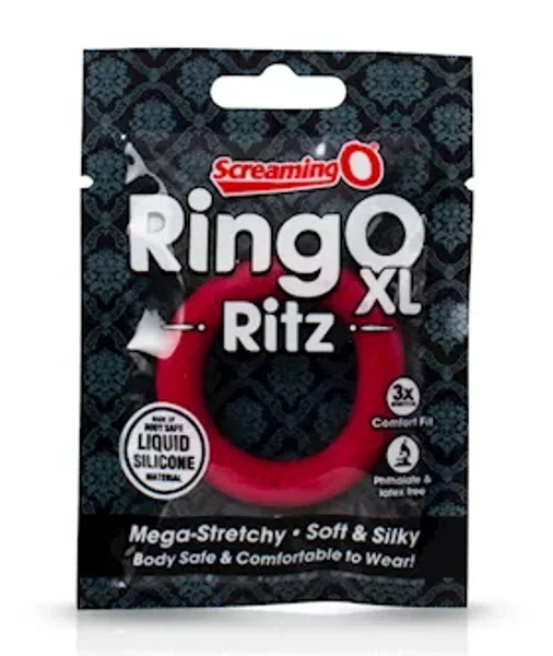 Ringo Ritz Xl Cock Ring - Red - Xl — image 12 of 12