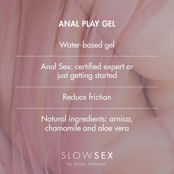 Slow Sex Anal Play Gel By Bijoux Indiscrets - 1 oz