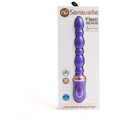 Sensuelle Flexii Beads Ultra Violet Violet 11 Inch