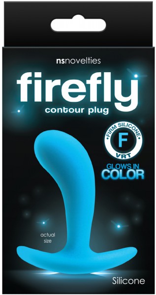 Small Contoured Glowing Butt Plug