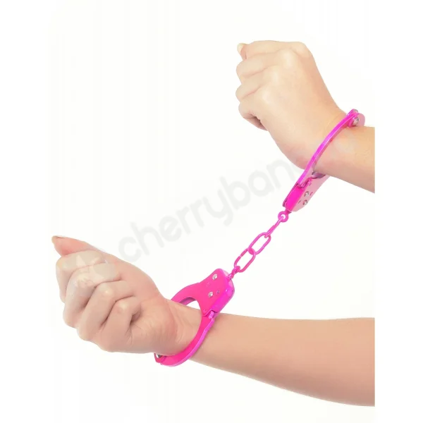 Neon Pink Fun Cuffs