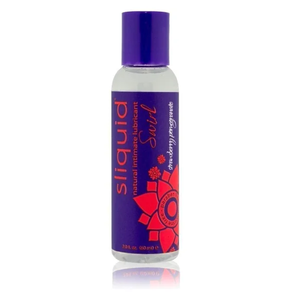 Sliquid Naturals Swirl Strawberry Pomegranate - Water-Based Lube | 4.2oz