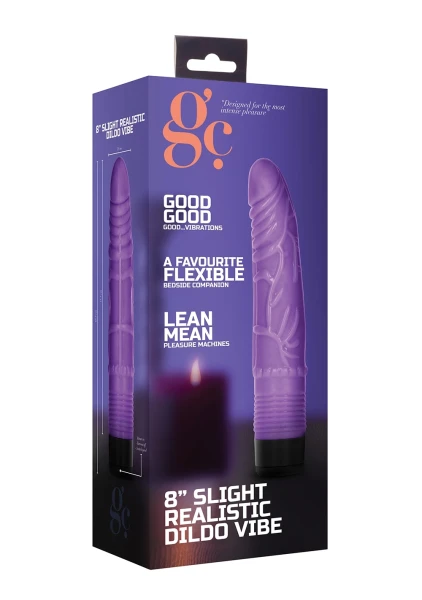 GC. 8'' Slight Realistic Dildo Vibe