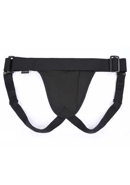 EM.EX. Fit Harness Jock Knit Strap-On Harness By Sportsheets - X-Small to Large, Waists 20" to 31"
