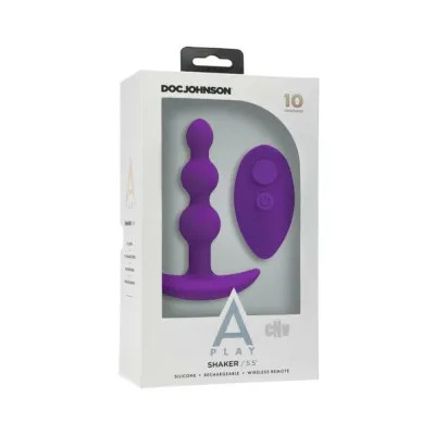 Butt Plugs A play Shaker Rechargeable Silicone Anal Plug With Remote