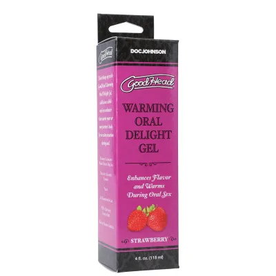 Goodhead Warming Oral Delight Gel Strawberry 4 Fl Oz
