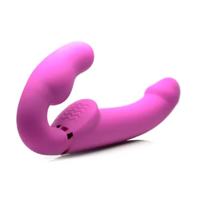 World s 1st Remote Control Inflatable Ergo Fit Strapless Strap On