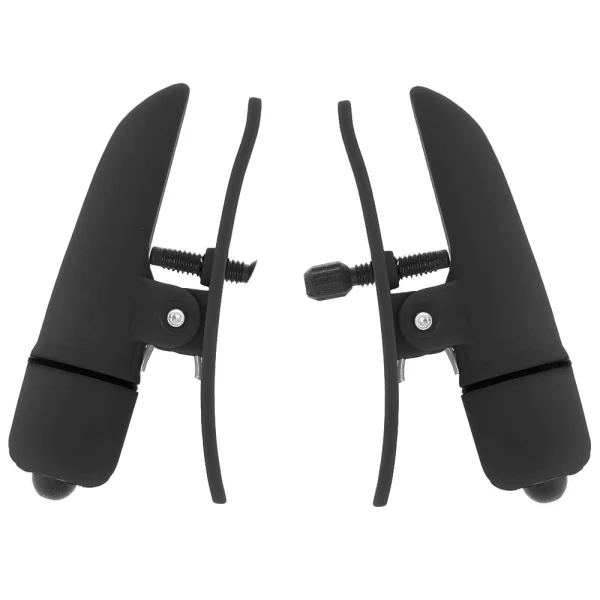 Nipple Play Nipplettes Vibrating Nipple  Clamps - Black