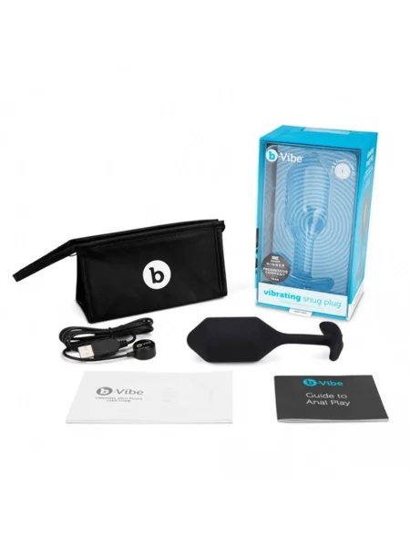 bVibe Vibrating Snug Plug XL - Weighted Butt Plugs