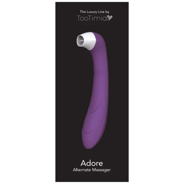 Adore Dual-Ended Vibrator & Clit Licking Tongue Toy