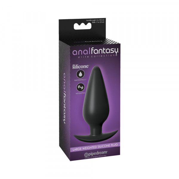 Anal Fantasy Elite Large Weighted Silicone Plug