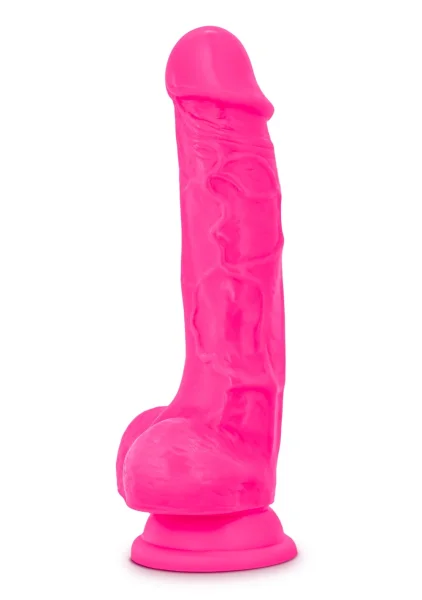 Neo Elite - 7.5" Silicone Dual Density Dildo with Balls