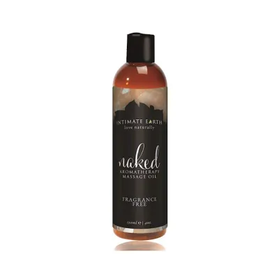 Intimate Earth Naked Unscented Massage Oil 120 Ml