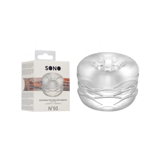 Sono No. 93 - Reversible Textured Masturbator Clear