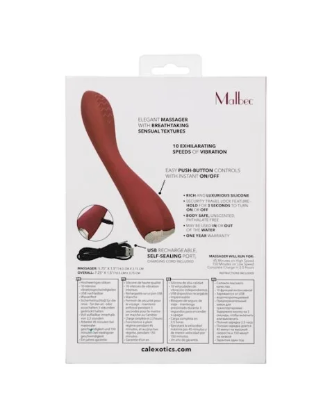 Uncorked Malbec Vibrator - 5.5 Inch