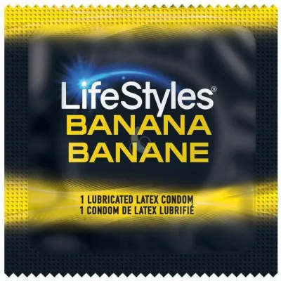 LifeStyles Banana Flavored Condoms Condoms for Oral