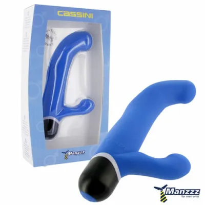 ManzzzToys Cassini Blue Prostate Massager 2 x AAA