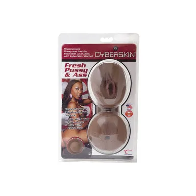 Cyberskin Fresh Pussy And Ass Masturbator Brown