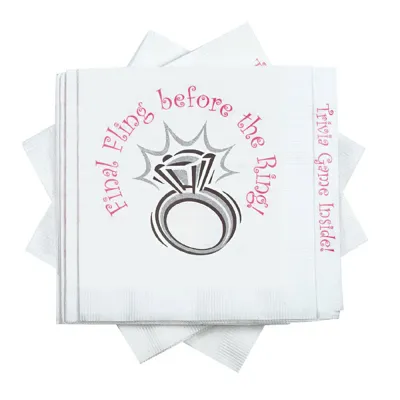 Final Fling Trivia Game Napkins 25