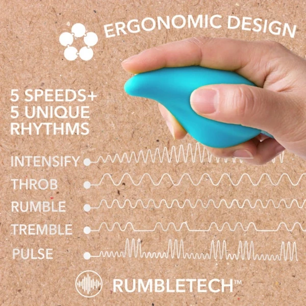 Gaia Eco Caress Bullet And Sleeve Aqua