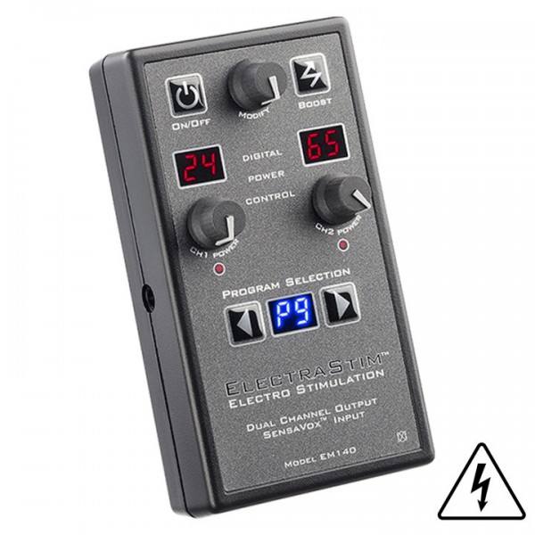 ElectraStim EM140 SensaVox Power Unit Dual Channel Electrosex Kit