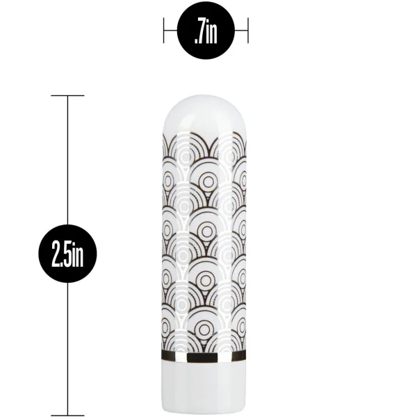 Blush Novelties The Collection Glitzy Halo Bullet Vibrator, Silver