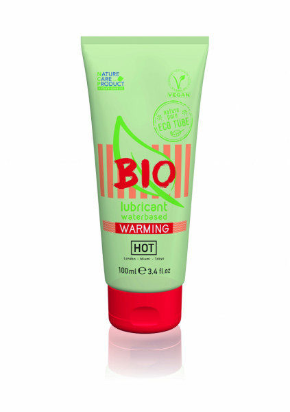HOT BIO lubricant waterbased - warming - 100 ml - New Sex Lube