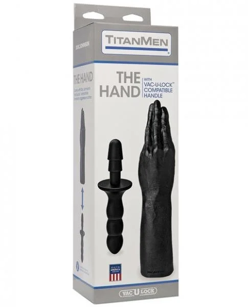 TitanMen Vac-U-Lock The Hand with Handle Black