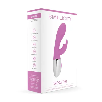 Searle Classic Rabbit Vibrator Pink
