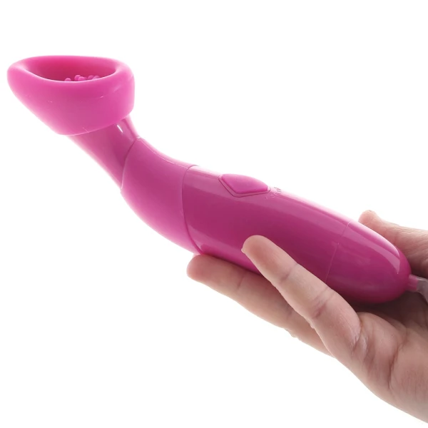Waterproof Silicone Clitoral Pump by CalExotics - Pink