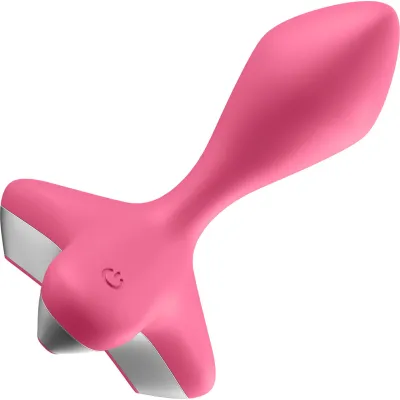 Satisfyer Game Changer Rechargeable Waterproof 12 Function Vibrating Butt Plug Pink