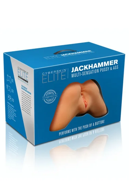 Cyberskin Elite Jackhammer Multi-Sensation Pussy and Ass