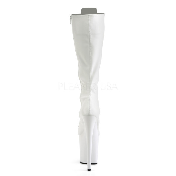 8 inches Heel, 4 inches PF Lace-Up Stretch Knee Boot, Side Zip — image 4 of 4