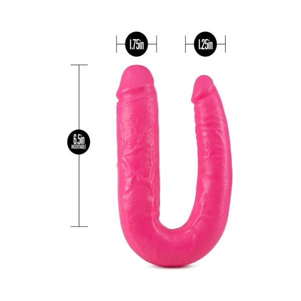 Big As Fuk 18 Inches Double Head Cock Pink — image 12 of 13