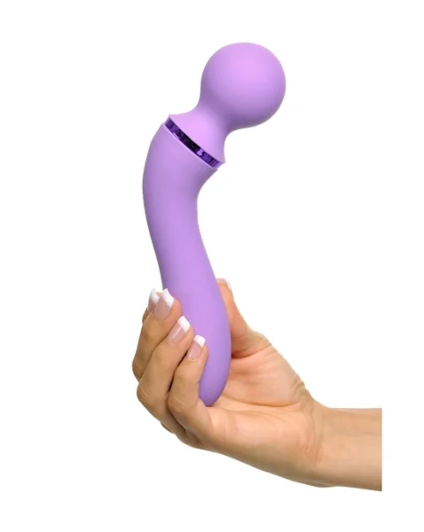 Fantasy For Her Duo Wand Massage-her - Purple - 7.7 Inch