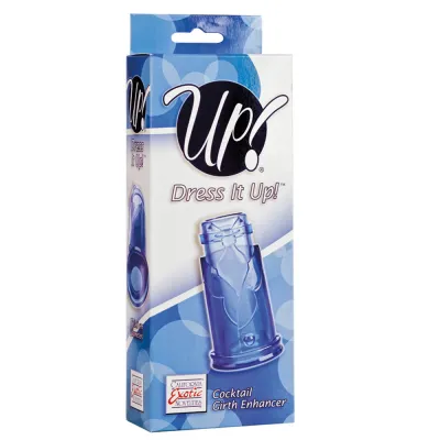 California Exotic Up Dress It Up Cocktail Girth Enhancer Blue