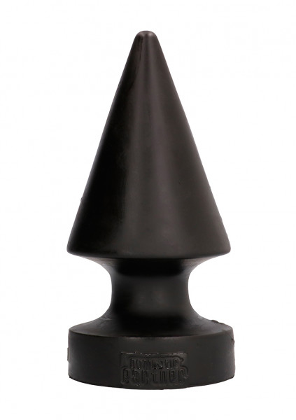 Giant Crack Attack - Black - Glass Butt Plug