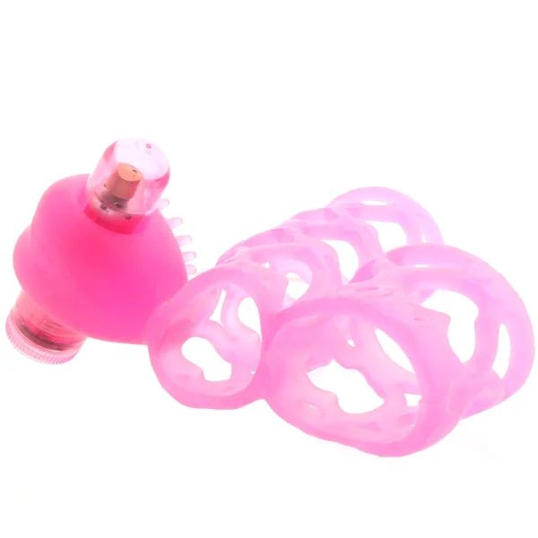 Lovers Cage Stretchy Cock Cage Comfortable Scrotum Cage - Pink