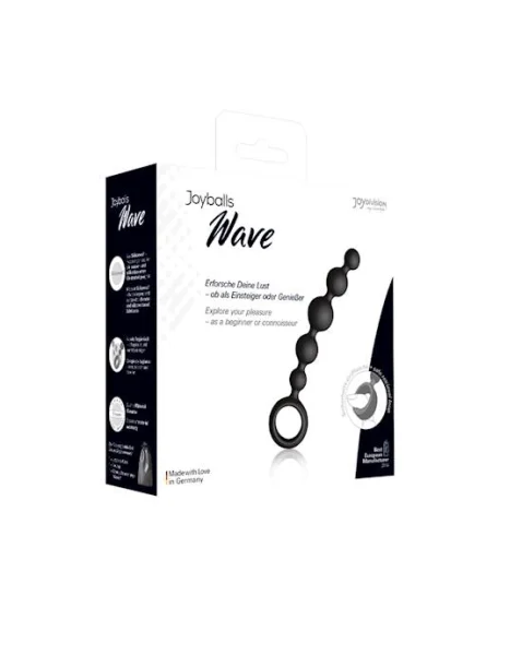 Joyballs Wave Anal Beads - 6.8 Inch