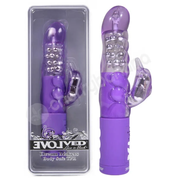 Dream Maker Heavenly Dolphin Purple Vibrator