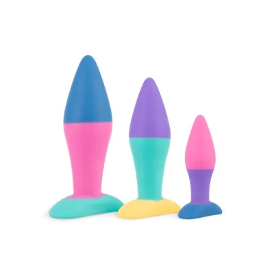 Pmv20 Koda 3 piece Butt Plug Set Multicolor