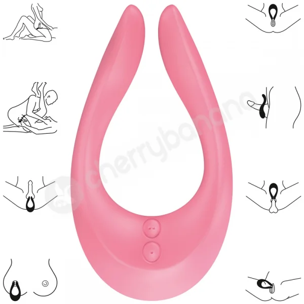 Satisfyer Endless Joy Pink Multi Couples Vibrator