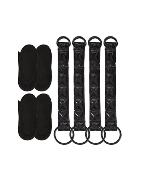 Sinful Bed Restraint Straps Black
