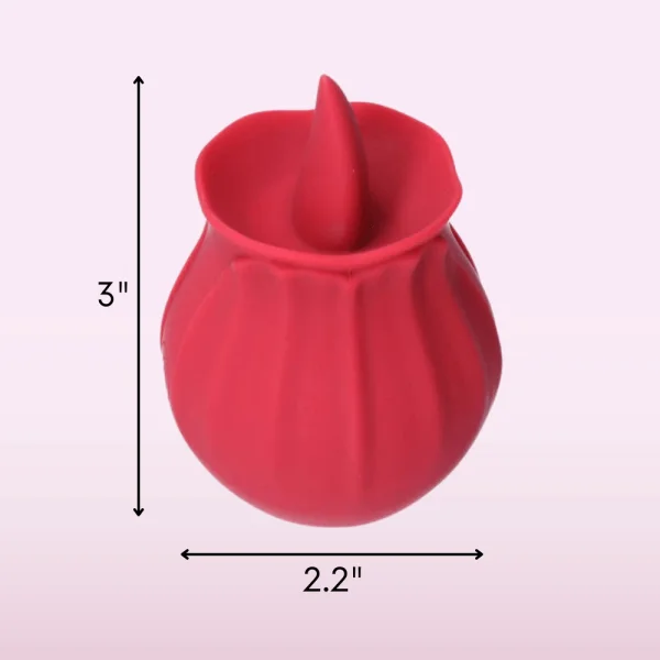 Bhava Rechargeable Flickering Tongue Rose | Clit Licking Stimulator