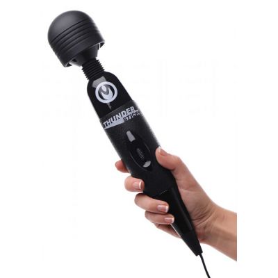 Thunder Stick Extreme Power Massage Wand Black Clit Massage